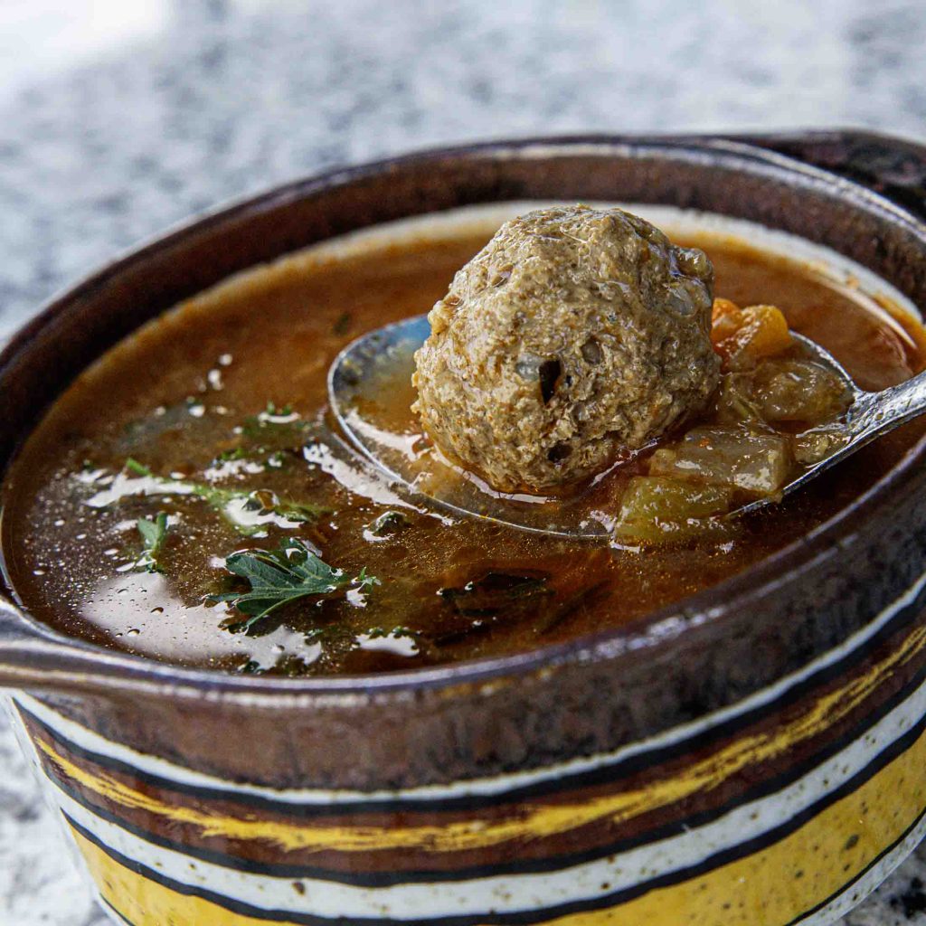 Meatball soup at Swift Grill in Florida