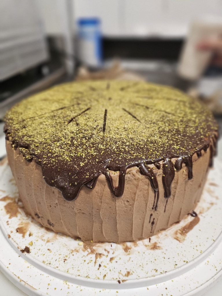 photo of dubai chocolate cake fort pierce